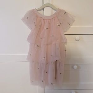 Zayra Girls tool Tiered Mas Dress size 5/6